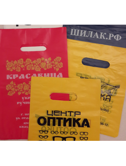 Пакет с вырубной ручкой 200х300