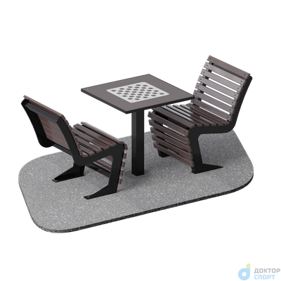Шахматный стол уличный