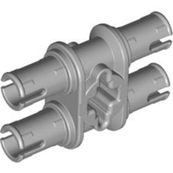 Technic, Pin Double with Axle Hole, Light Bluish Gray (32138 / 4211888)
