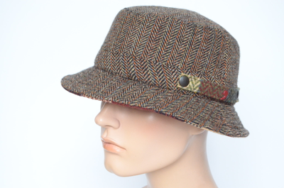 Шляпа панама Италия Alfonso D ' Este 41970 коричневая