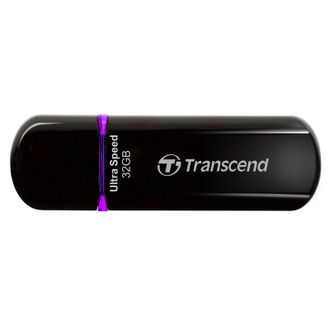 Флеш-память Transcend JetFlash 600, 32Gb, USB 2.0, черный, TS32GJF600