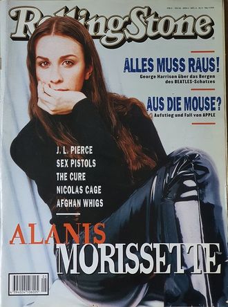 Rolling Stone Germany Magazine May 1996 Alanis Morissette, Sex Pistols Иностранные журналы, Intpress