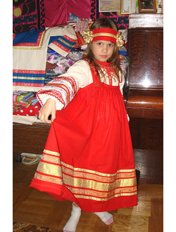 Русский народный костюм для девочки