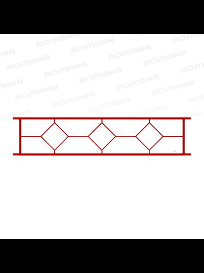 Ограждение металлическое Romana 303.03.00