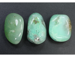 Хризопраз, галтовка в ассортименте, Австралия (22-28 мм, 10-13 г) №22719