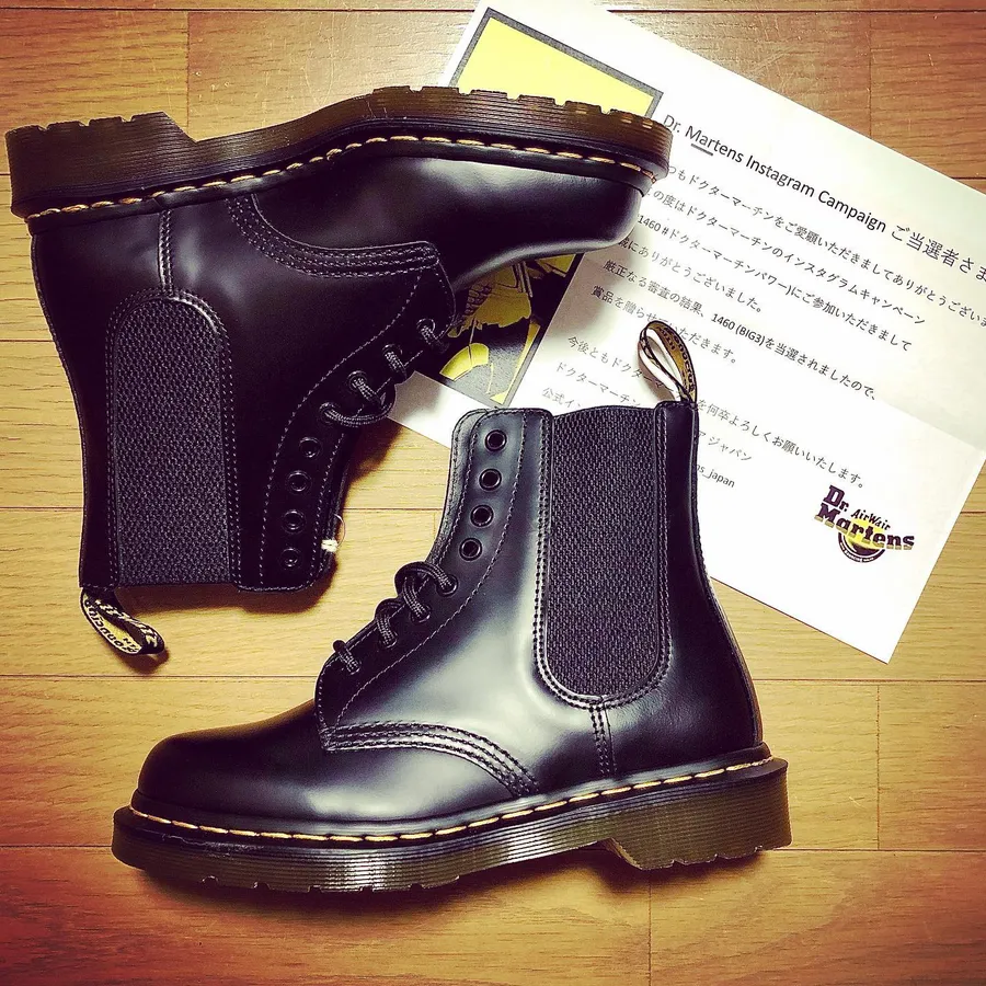Невероятные фиолетовые ботинки DR. Martens унисекс из натуральной кожи. Стильные и дерзкие. 
