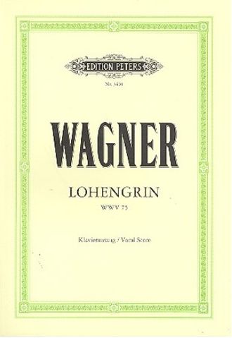 Wagner. Lohengrin Klavierauszug