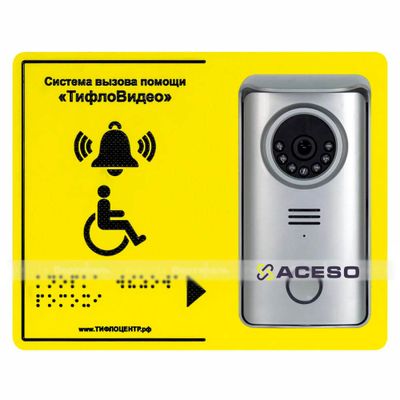 Комплект системы вызова помощи ТифлоВидео