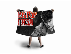 Флаг большой Сектор Газа, Юрий Хой №36