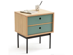 Тумба изголовья с 2 двухсторонними ящиками, Nyjo купить в Симферополе