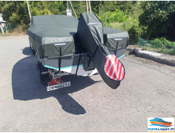 Тент на  катер YAMAHA str-16
