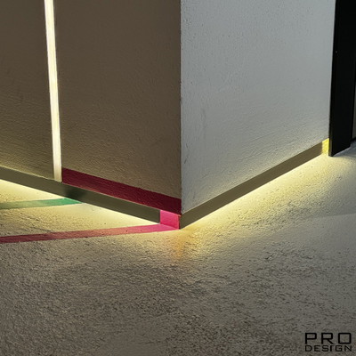 Теневой плинтус скрытого монтажа Pro Design 7209 Анодированный