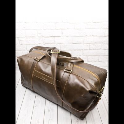 Кожаная дорожная сумка Avellino Premium brown (арт. 
4039-63)