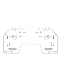 Универсальая площадка крепления снегового отвала Storm MP 0076 на квадроциклы Baltmotors, , HiSun, STELS, Suzuki, SYM, Yamaha