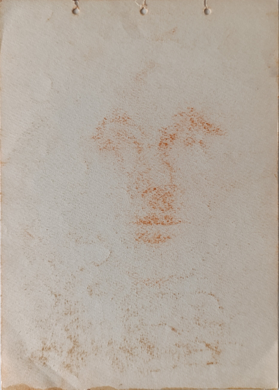 "Портрет" бумага сангина Соколов Н. 1950-е годы