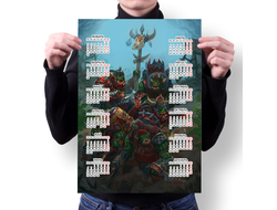 Календарь настенный Warhammer 40000, Вархаммер 40000 №5