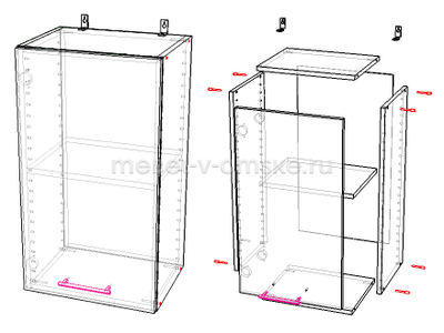 Шкаф кухонный Аляска А-40 (400)