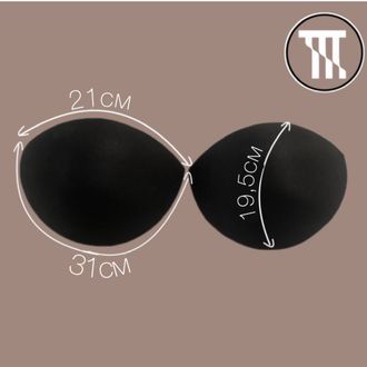 Чашечки для купальников, цв. Черный, р-р 120