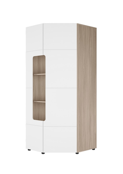 Шкаф угловой с открытыми полками "Палермо-3" 1,44м МДФ