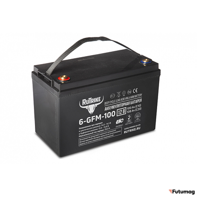 Аккумуляторная батарея RuTrike 6-GFM-100 (12V108A/H C20)