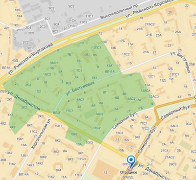 ул.Амундсена-Нансена (71шт.)