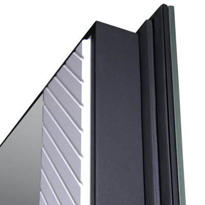 Стальная дверь   Санторини с зеркалом (биометрический замок).