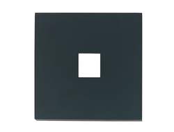 Лицевая панель для одиночной информационной розетки, черный сатин Rikett - 35441 MB