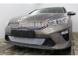 Защита радиатора KIA Ceed III 2018- chrome низ