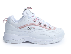 Кроссовки FILA RAY REPEAT Бело-розовые женские (36-41)