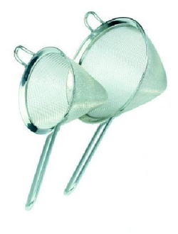 Сито d=120 мм. конус нержавеющая сталь, с ручкой