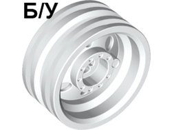 ! Б/У - Wheel 30mm D. x 14mm, White (56904 / 4539270) - Б/У