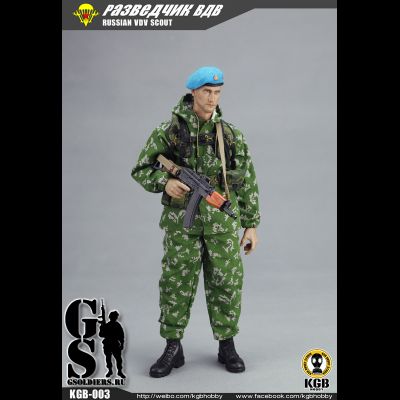 Разведчик ВДВ - коллекционная фигурка 1/6 KGB-003 Russian VDV Scout - KGB Hobby