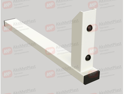 W-3877 Опора односторонняя с белым покрытием