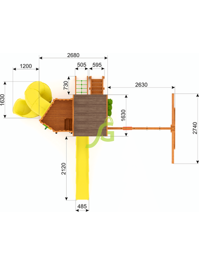 Детская площадка IgraGrad Клубный домик 4 Luxe