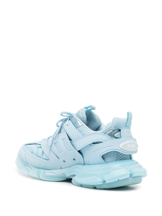 Кроссовки Balenciaga Track Clear Sole голубые