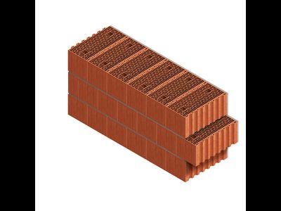 Porotherm 51 Керамический блок М100 14,32 НФ, 510*250*219 мм