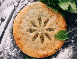 Осетинский пирог c сыром и шпинатом (Голманджын)