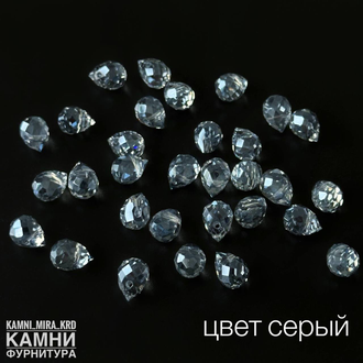 Бриоли-лук огранка стекло 7,9 мм, цвет в ассортименте, цена за штуку