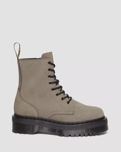 Ботинки Dr Martens Jadon Milled Nubuck Nickel Grey