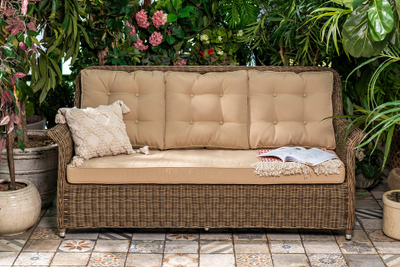 Плетеный диван Opal 3-x местный