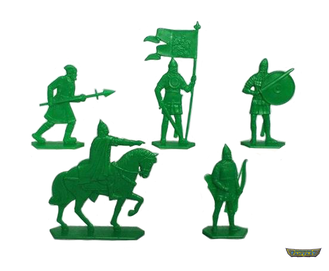 Ледовое побоище. Русские. Цвет - Зеленый.