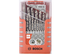 Набор свёрл по металлу Bosch HSS-G 19 шт