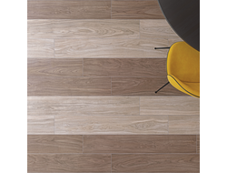 Wood-X, 20х120 см, керамогранит, Орех Белёный Матовый R10A Ректификат (9 мм), K949582R