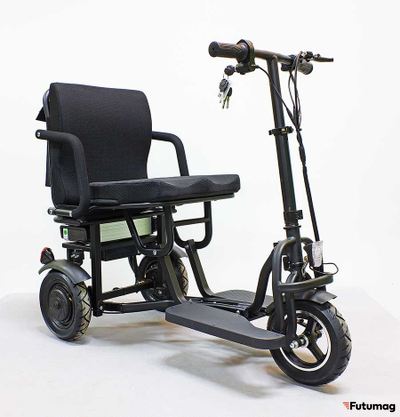 Трицикл GreenCamel Кольт V700 (48V 2x350W) Чёрный 15Ah