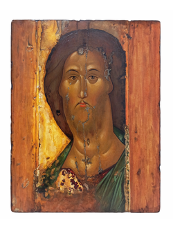 Спаситель Звенигородский (из Звенигородского чина А.Рублева). Рукописная икона, стилизованная "под с