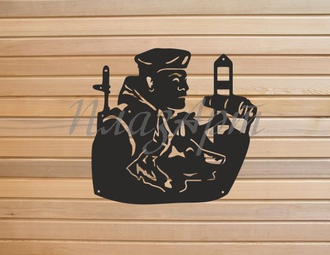 Узор на ворота пограничник