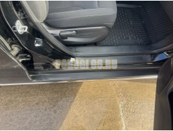 Защита штатного порога труба Папа Тюнинг d60 для HAVAL M6 2023-