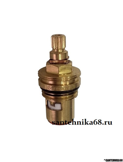 Кран-букса 1/2 м.к. 20 шлицов под ручку крест латунь Germany NF 00078 усиленные