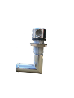 Головка дренажная с сеткой Easterner C11507 90° шланг Ø16мм из хромированной латуни