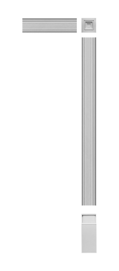 Дверной декор (Квадрат) из дюрополимера Orac Decor - Axxent - (Орак Декор - Акцент) D200